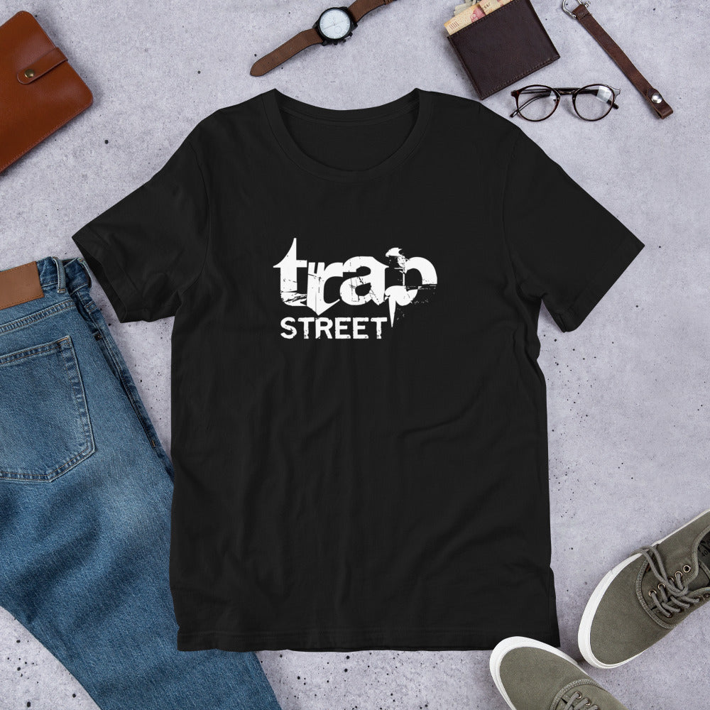 Trap Street White Logo T-Shirt