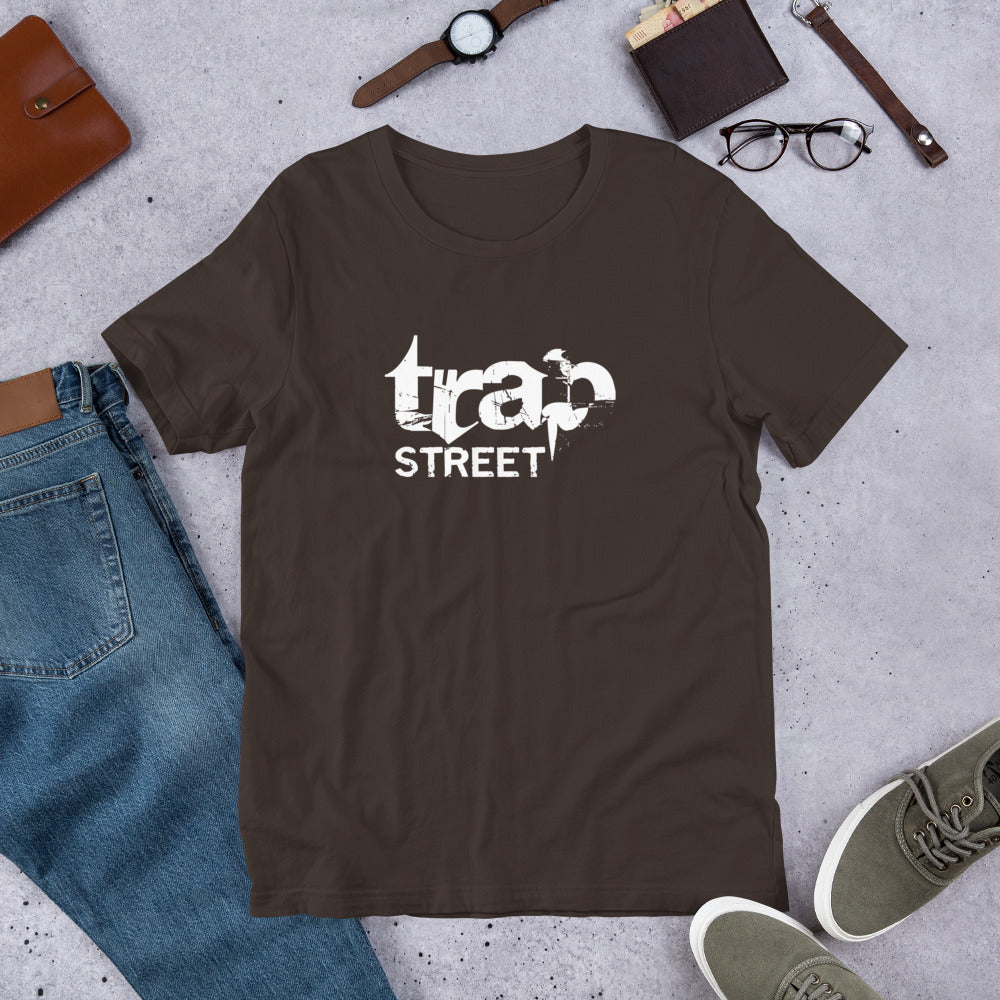 Trap Street White Logo T-Shirt