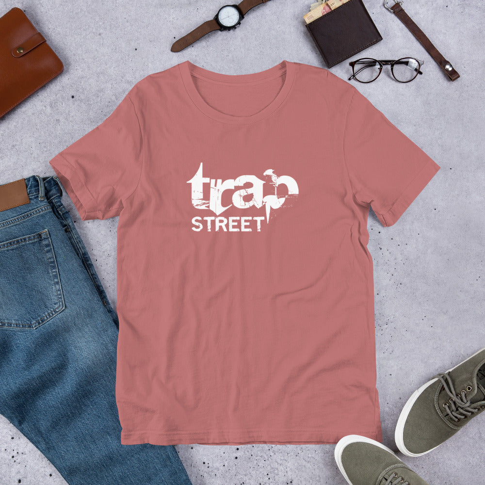 Trap Street White Logo T-Shirt