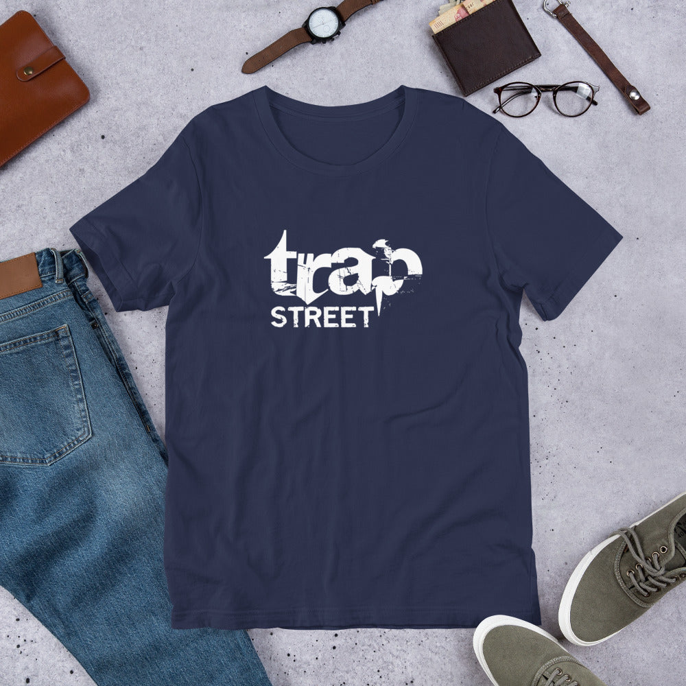 Trap Street White Logo T-Shirt